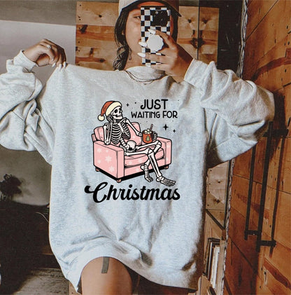 Just Waiting for Christmas DTF transfer - PrintPony®