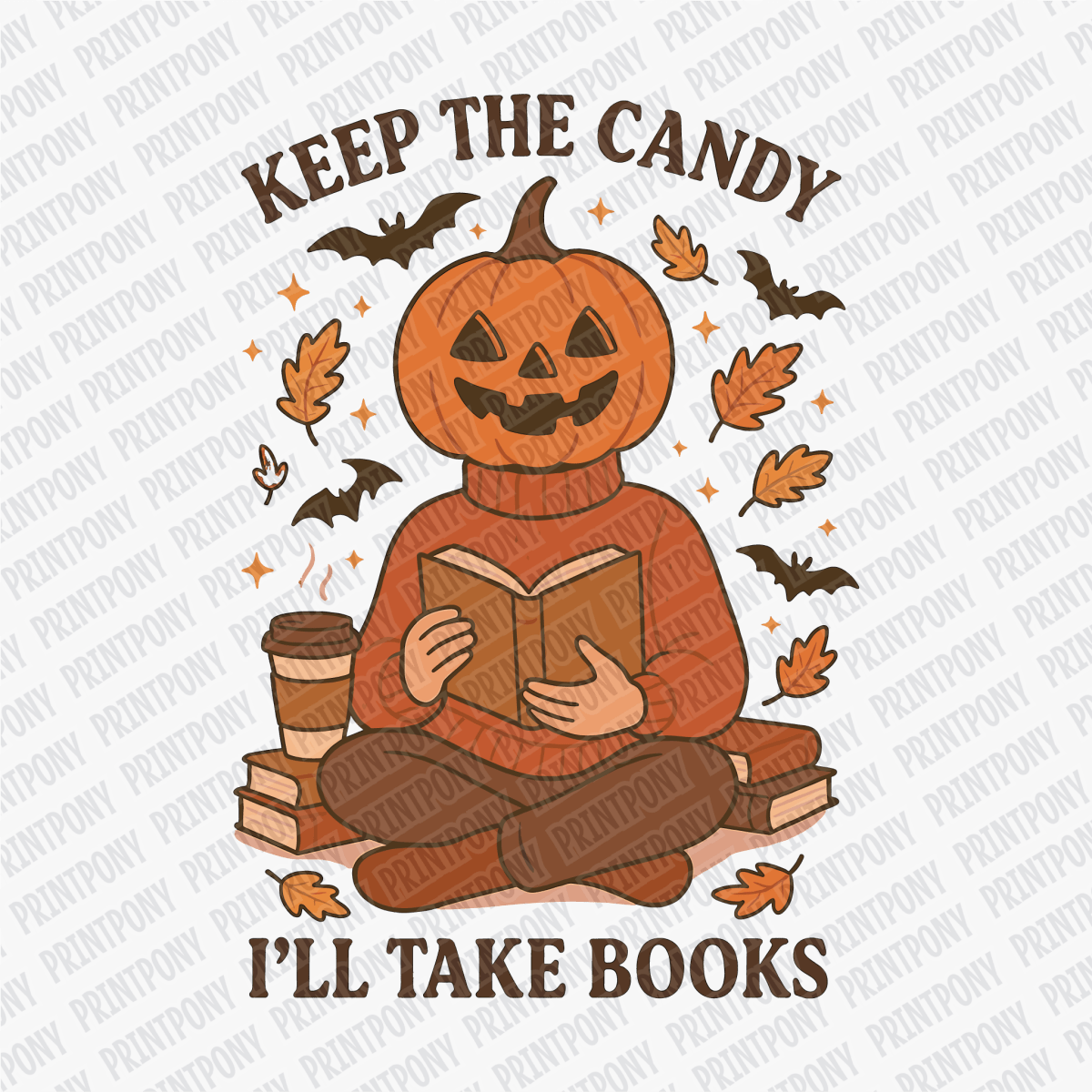Keep the Candy, I'll Take Books DTF Transfer - PrintPony™
