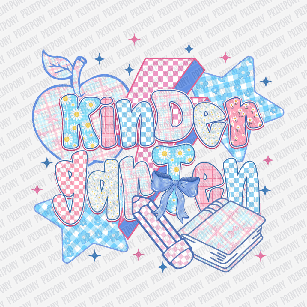 Kinder Garten Pastel Coquette - DTF Transfer - PrintPony¬Æ