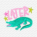 Later Gator DTF transfer - Pink - PrintPony