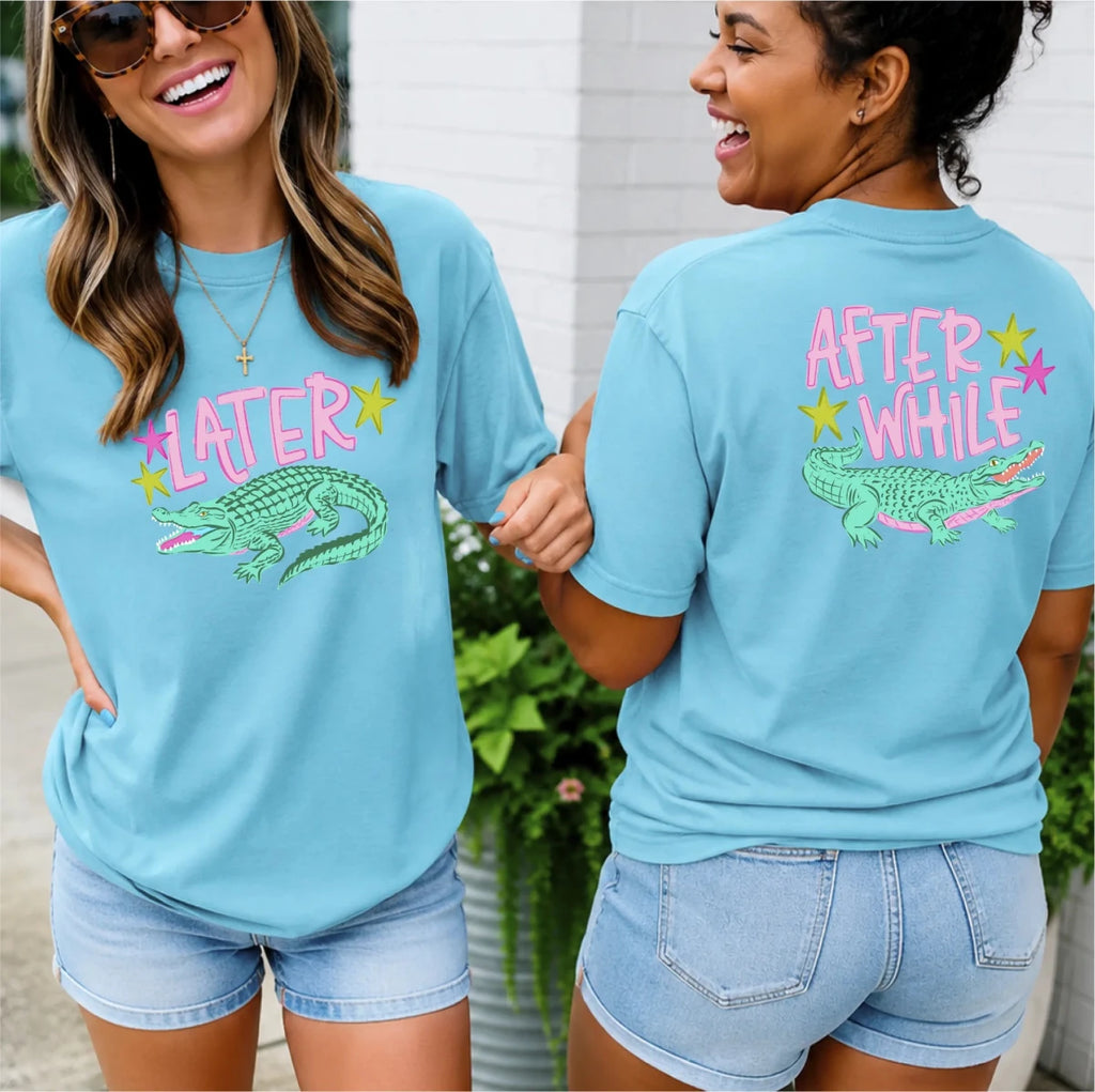 Later Gator DTF transfer - Pink - PrintPony