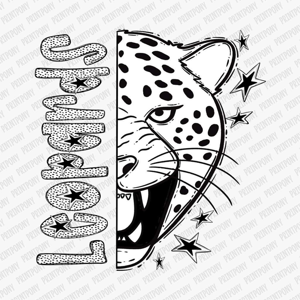 Leopards Dotted Design DTF Transfer - PrintPony™