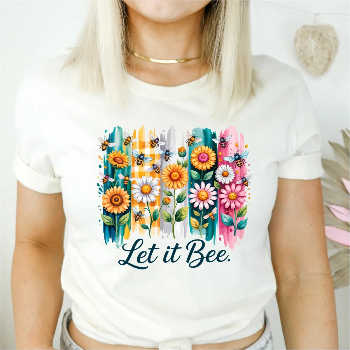 Let it Be Floral DTF Transfer - PrintPony