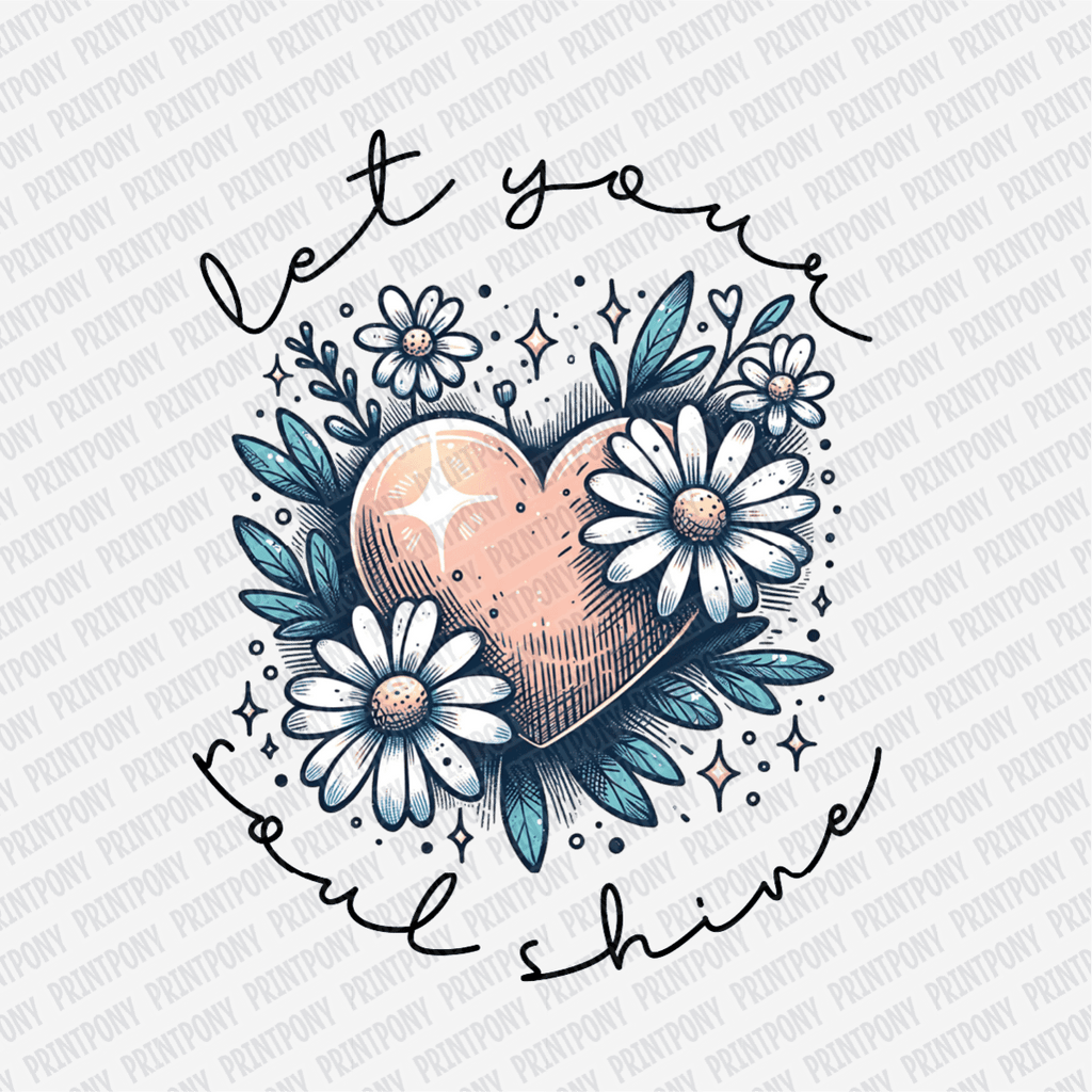 Let Your Light Shine - DTF Transfer - PrintPony