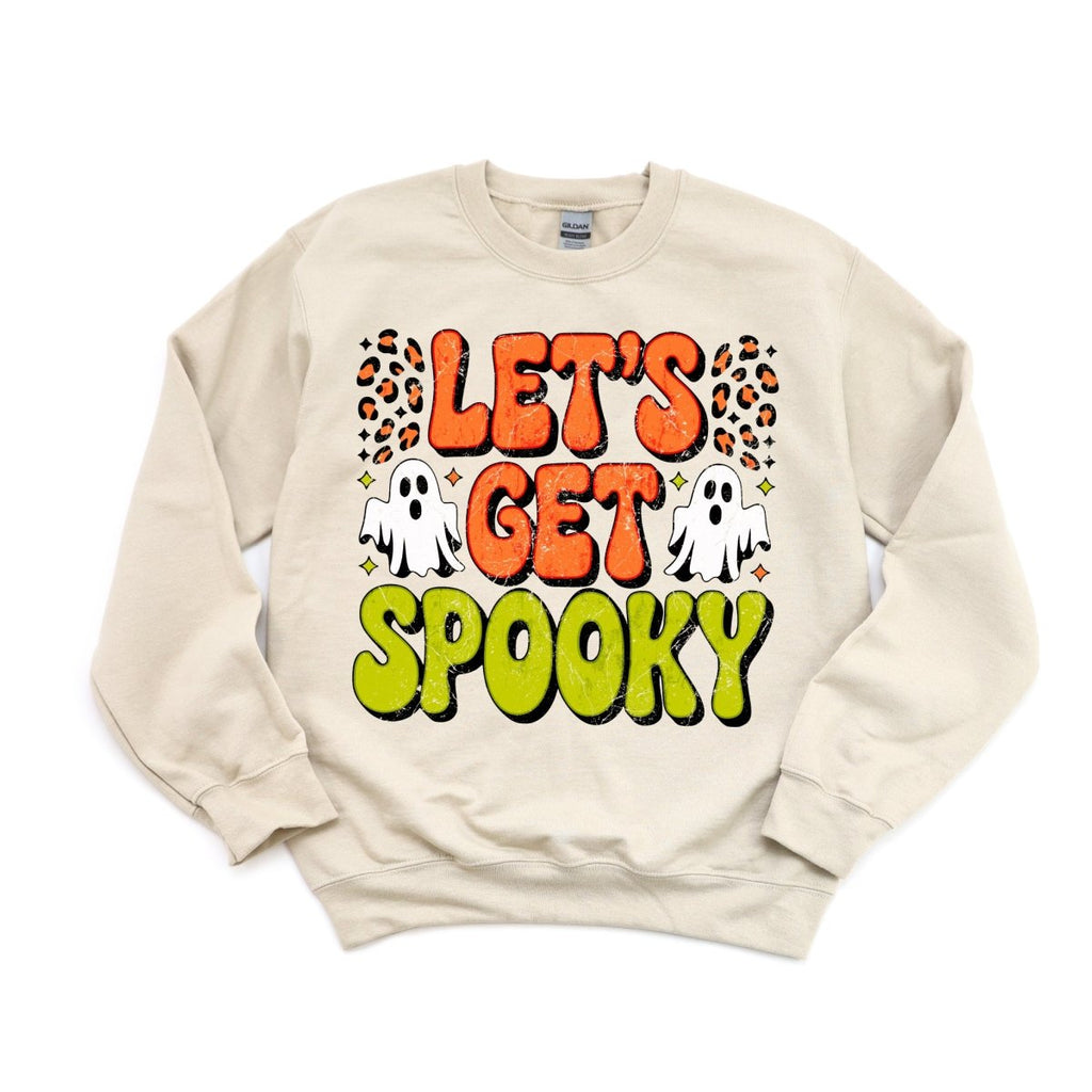 Let's Get Spooky Halloween DTF Transfer (Distressed) - PrintPony