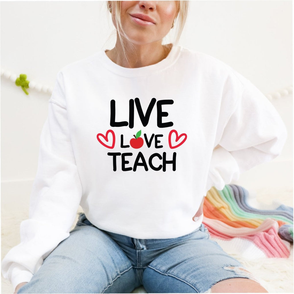 Live, Love, Teach DTF Transfer - PrintPony™
