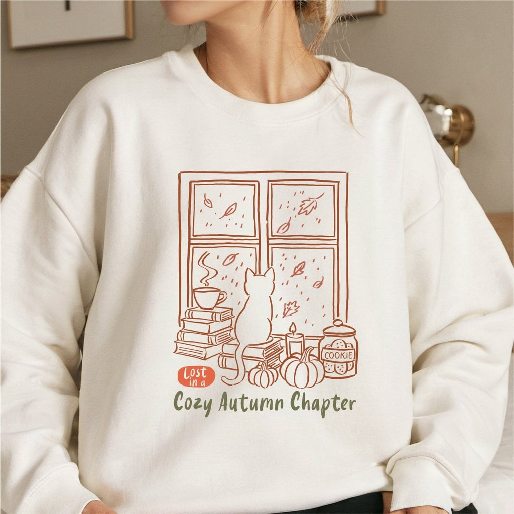 Lost in a Cozy Autumn Chapter - DTF Transfer - PrintPony™