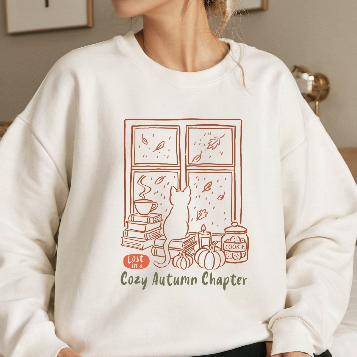 Lost in a Cozy Autumn Chapter - DTF Transfer - PrintPony™