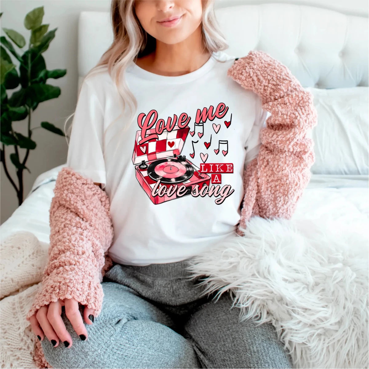 Love Me Like a Love Song DTF Transfer - PrintPony