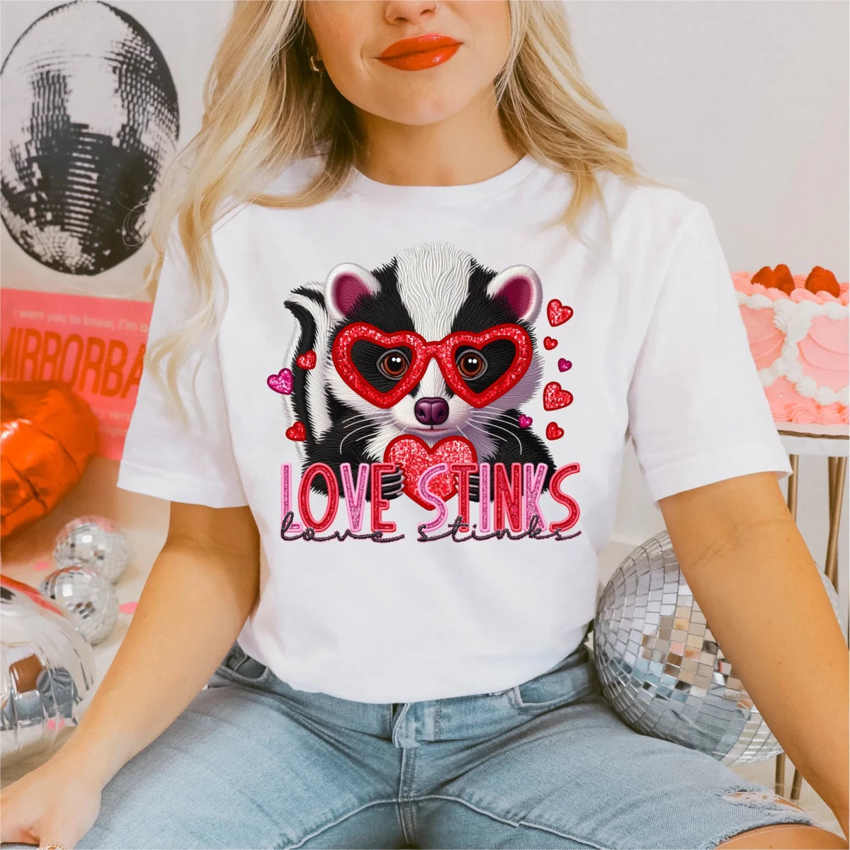 Love Stinks Valentine DTF Transfer - PrintPony