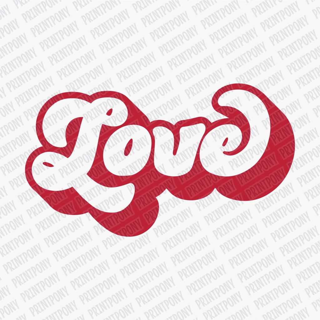 Love | Valentine's Day DTF Transfer - PrintPony