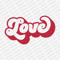 Love | Valentine's Day DTF Transfer - PrintPony