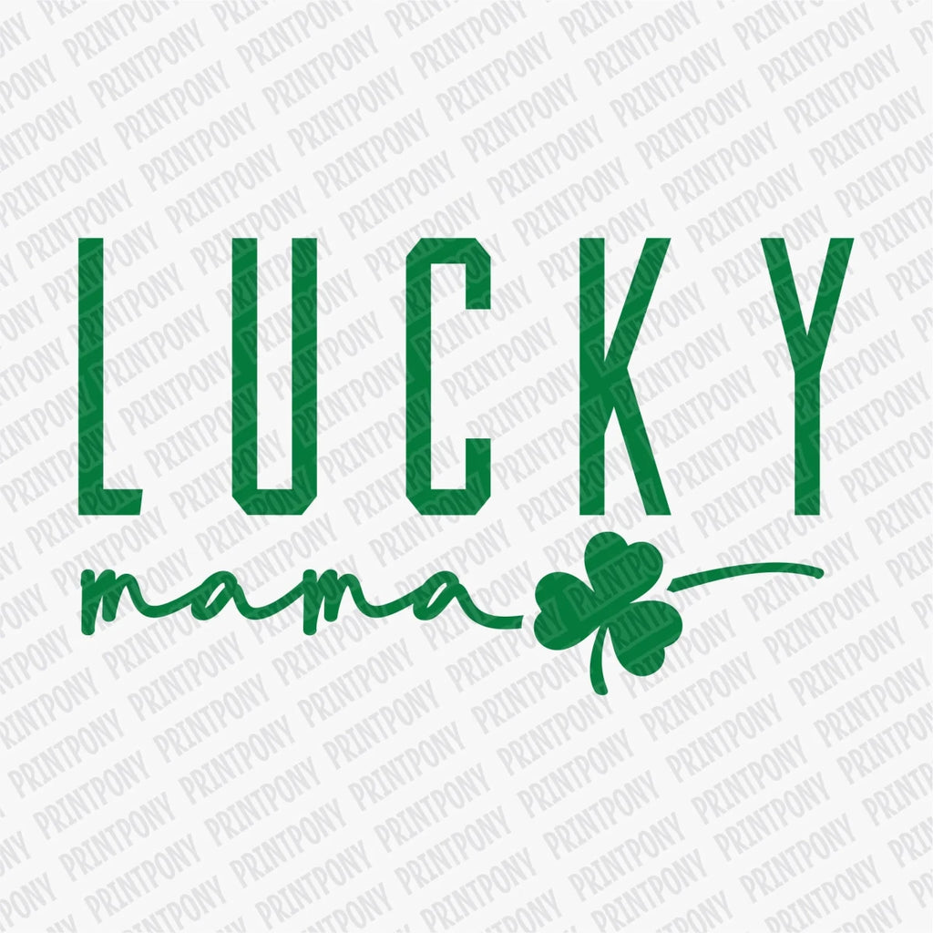 Lucky Mama Shamrock DTF Transfer - PrintPony