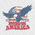 Made in America (Distressed) Patriotic DTF transfer - PrintPony