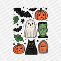 Minimal Halloween Collage DTF Transfer - PrintPony
