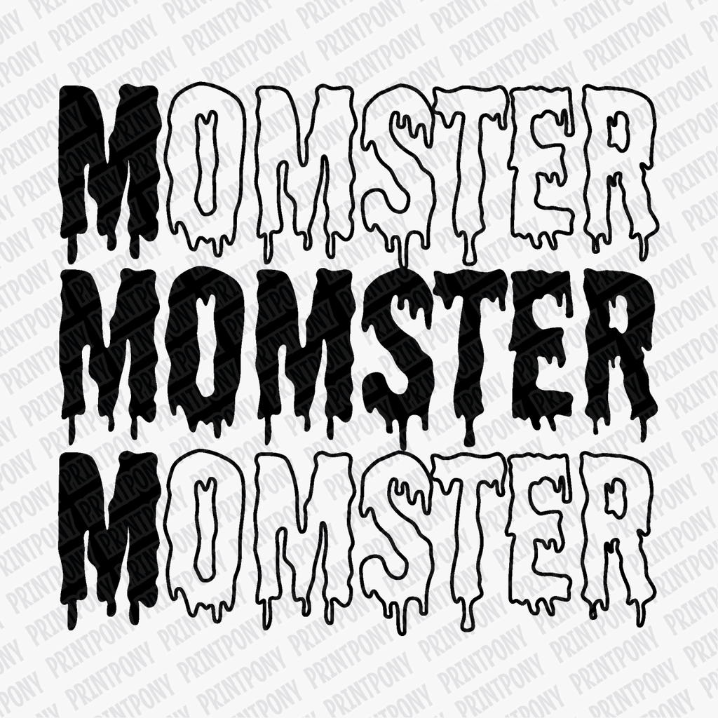Momster Halloween DTF Transfer - PrintPony