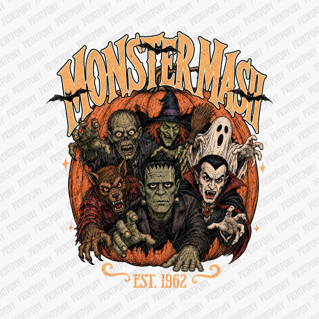 Monster Mash - DTF Transfer