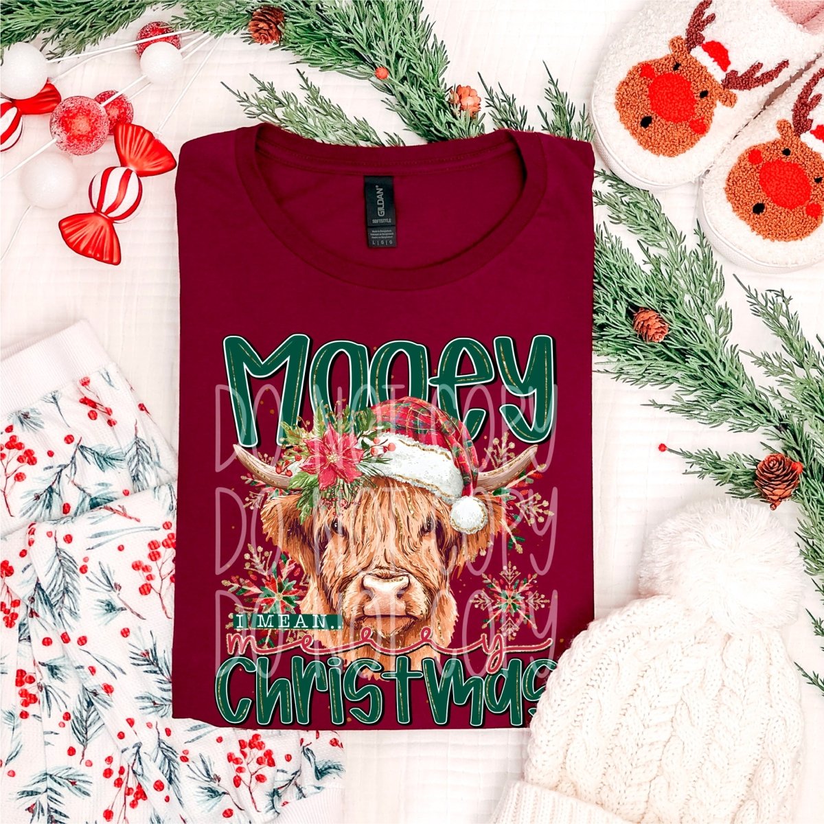 Mooey, I Mean Merry Christmas DTF transfer - PrintPony