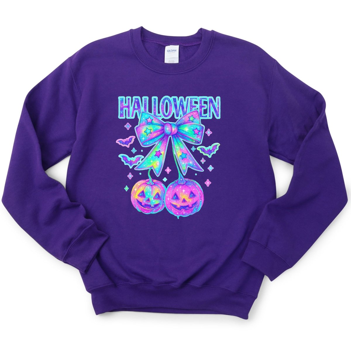 Neon Halloween Ribbon DTF Transfer - PrintPony