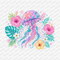 Neon Jelly Fish DTF Transfer - PrintPony
