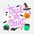Neon Trick or Treat - DTF Transfer