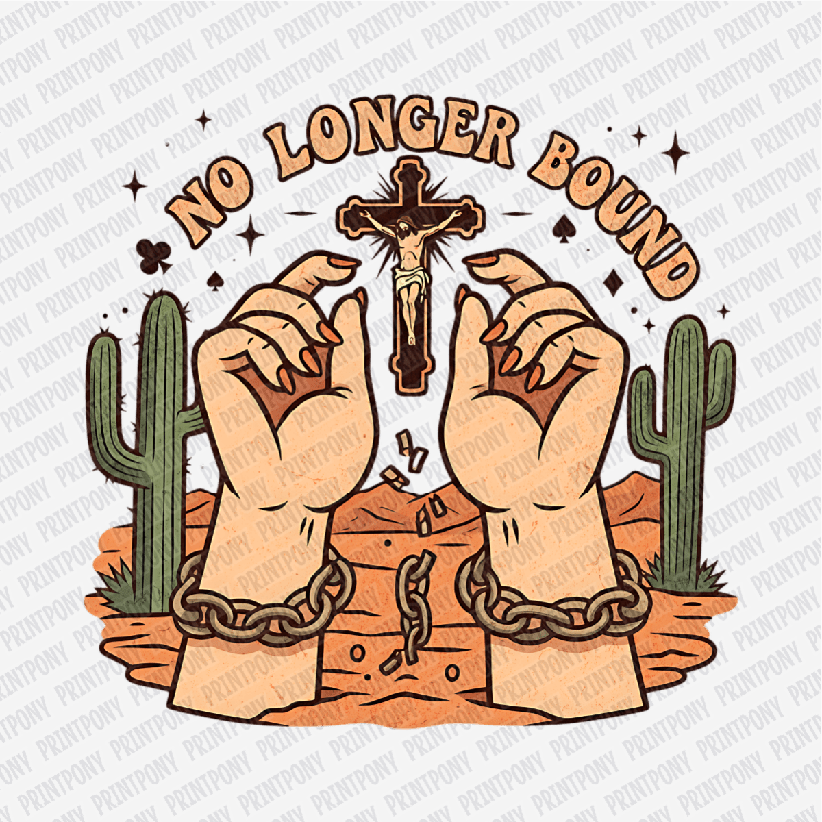 No Longer Bound - DTF Transfer - PrintPony