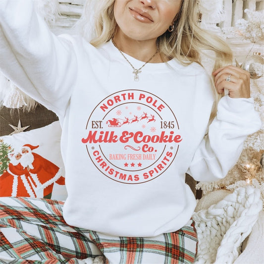 North Pole Milk & Cookie Co. DTF transfer - Print Pony™