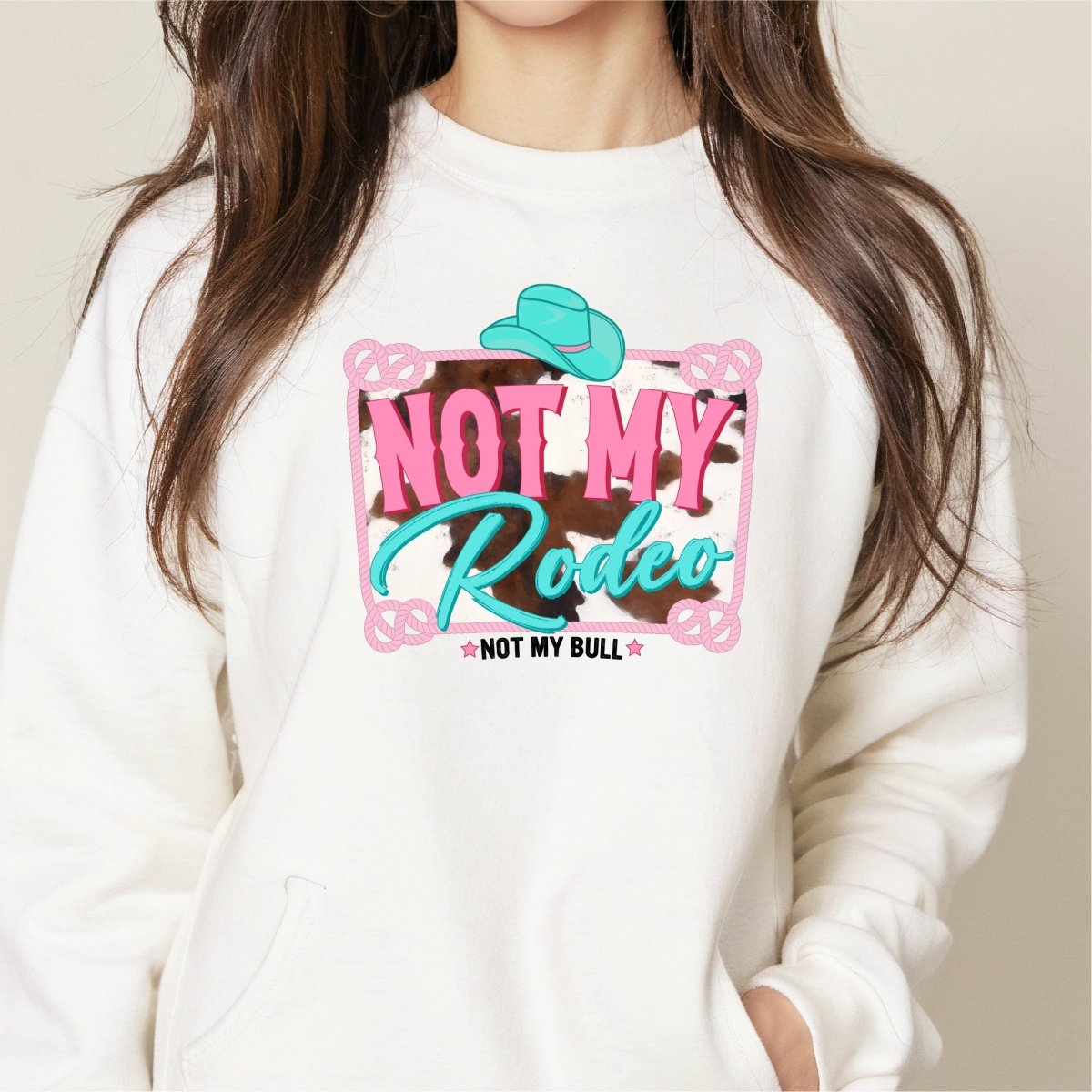 Not My Rodeo (Distressed) DTF Transfer - PrintPony