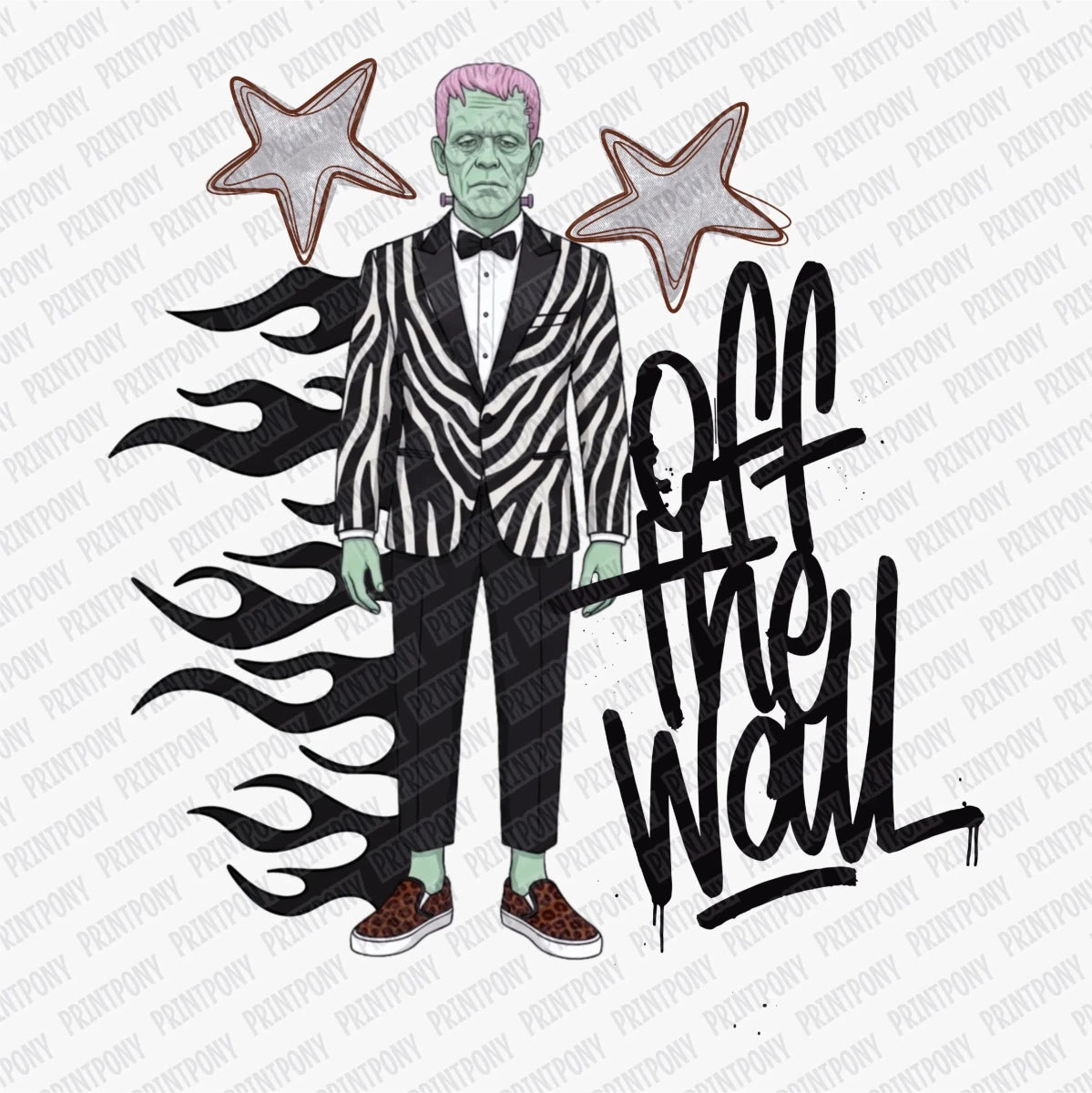Off the Wall Hall Frank Halloween - DTF Transfer - PrintPony
