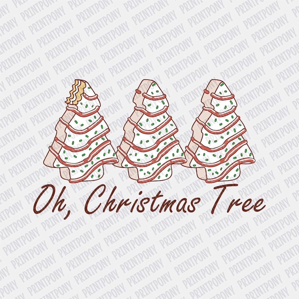 Oh, Christmas Tree DTF transfer - Print Pony‚Ñ¢