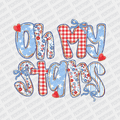 Oh My Stars Patriotic DTF transfer - PrintPony