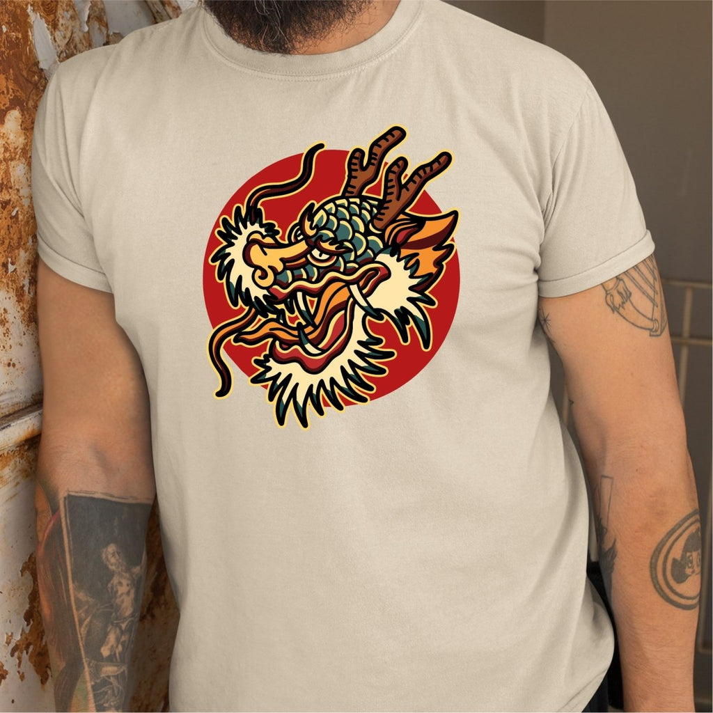 Old School Dragon – Tattoo Flash DTF Transfer - PrintPony®