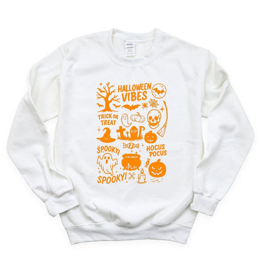 Orange Halloween Vibes Collage DTF Transfer - PrintPony™