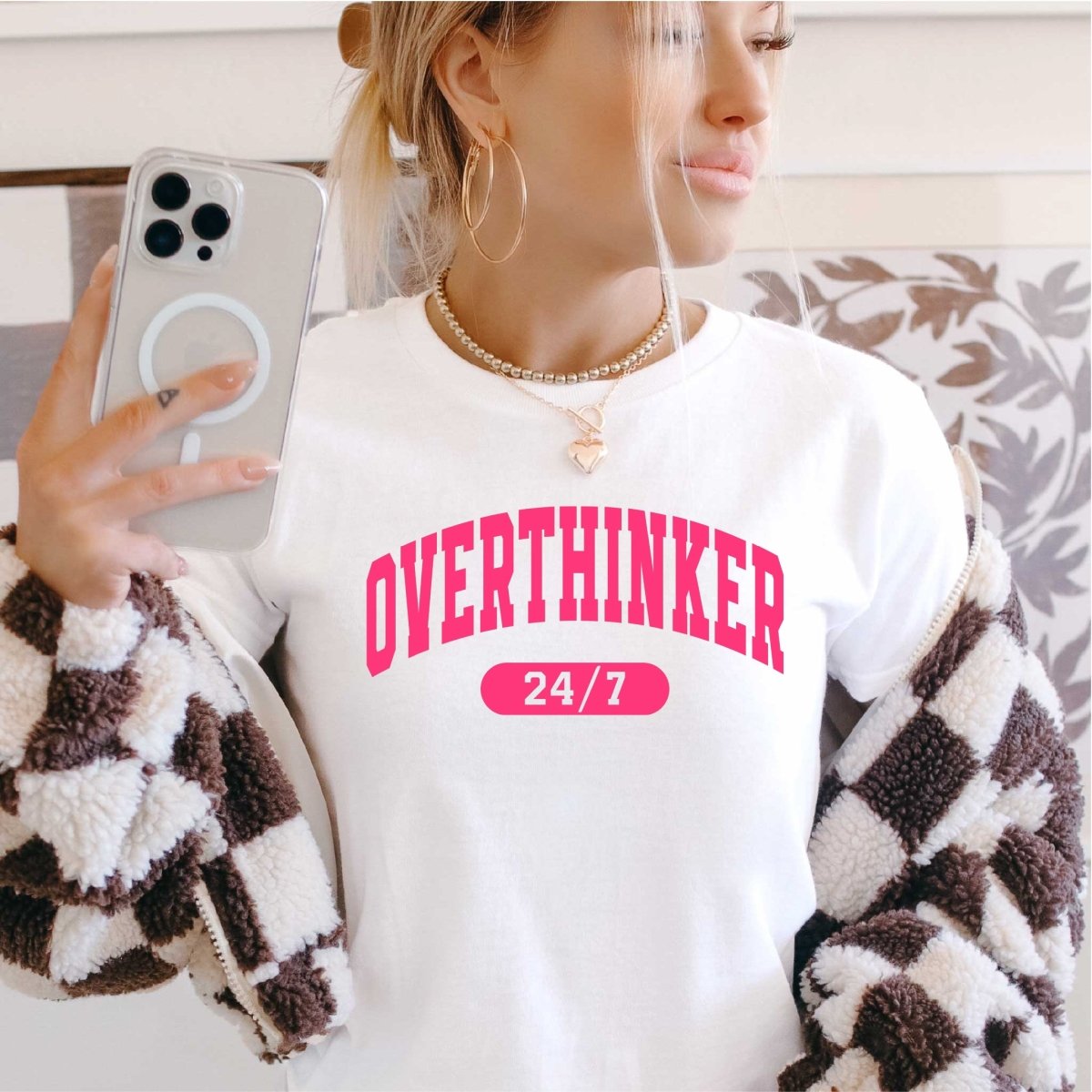 Overthinker 24/7 - DTF Transfer - PrintPony