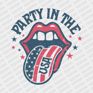 Party in the USA - Patriotic DTF transfer - PrintPony®