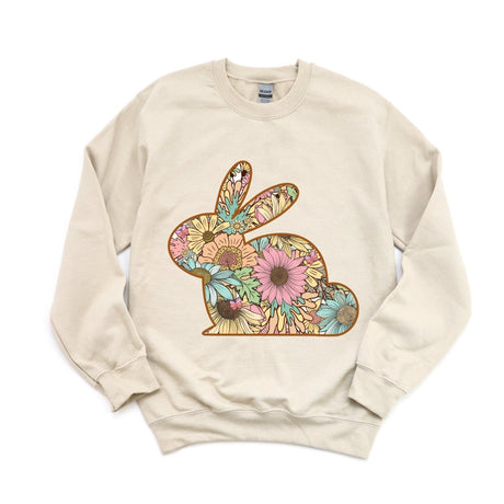 Pastel Floral Easter Bunny DTF Transfer - Print Pony™