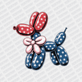 Patriotic Ballon Dog DTF transfer - PrintPony