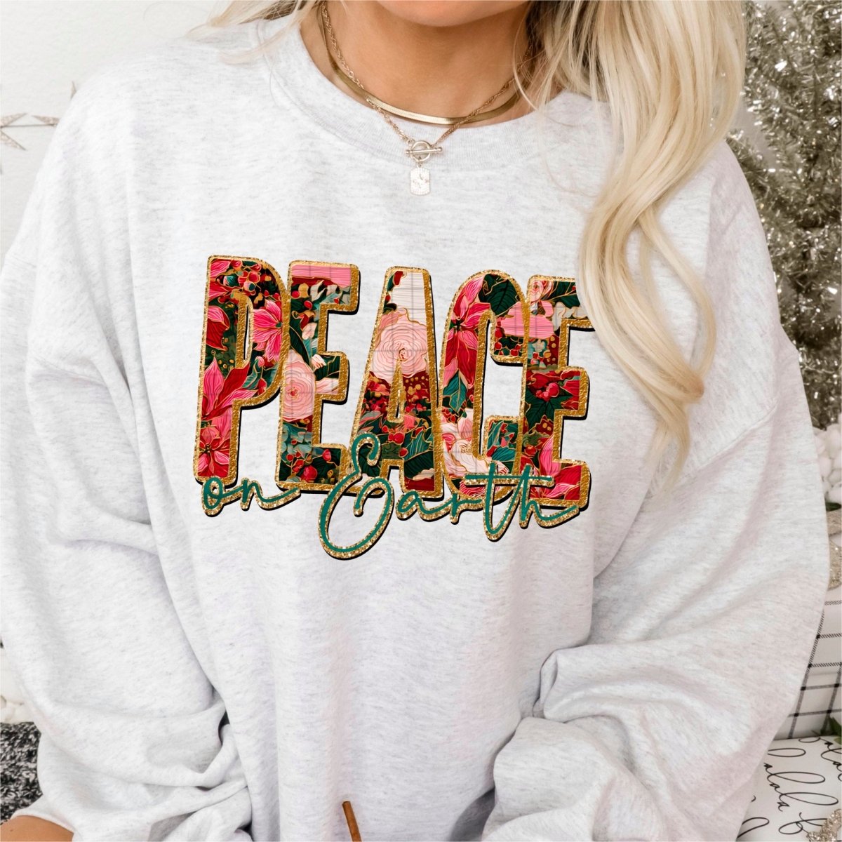 Peace on Earth DTF transfer - PrintPony