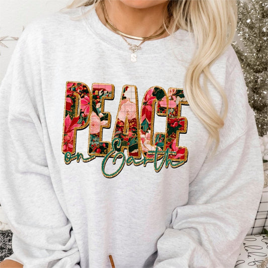 Peace on Earth DTF transfer - PrintPony