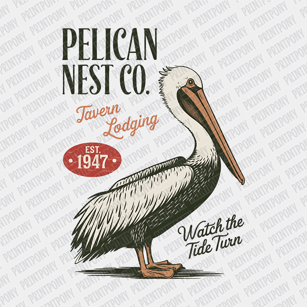 Pelican Nest Co. - DTF transfer - PrintPony