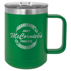 Personalized Custom Engraved 15 oz. Coffee Travel Mugs - PrintPony