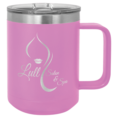 Personalized Custom Engraved 15 oz. Coffee Travel Mugs - PrintPony