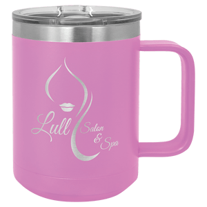 Personalized Custom Engraved 15 oz. Coffee Travel Mugs - Print Pony™