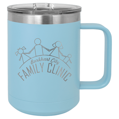 Personalized Custom Engraved 15 oz. Coffee Travel Mugs - Print Pony™