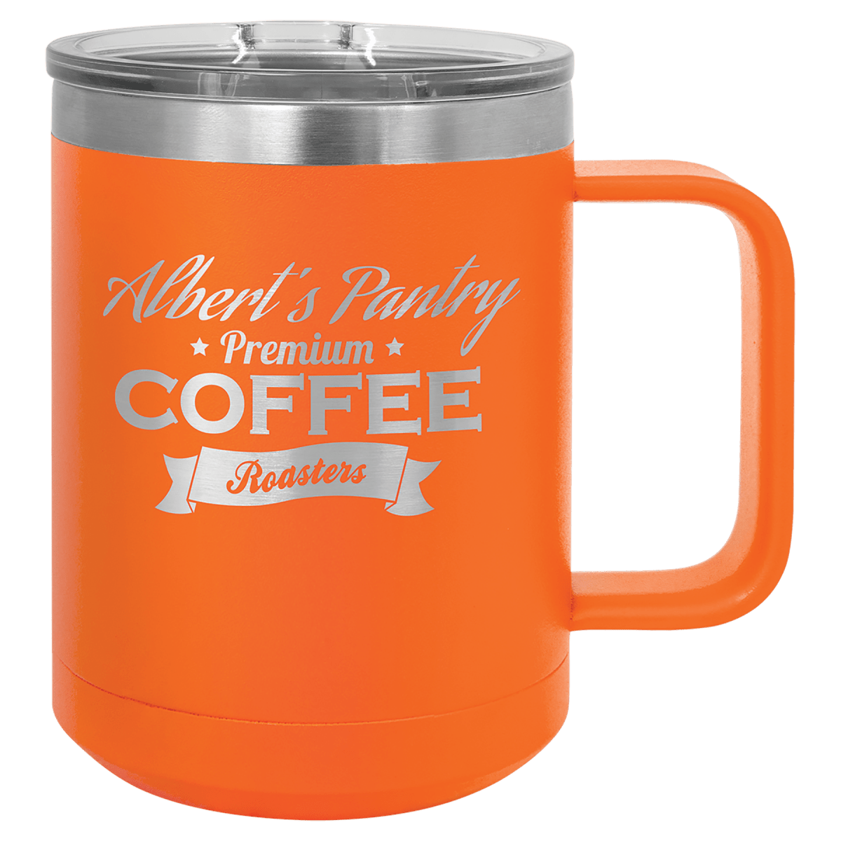 Personalized Custom Engraved 15 oz. Coffee Travel Mugs - Print Pony™