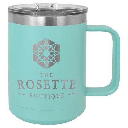 Personalized Custom Engraved 15 oz. Coffee Travel Mugs - PrintPony