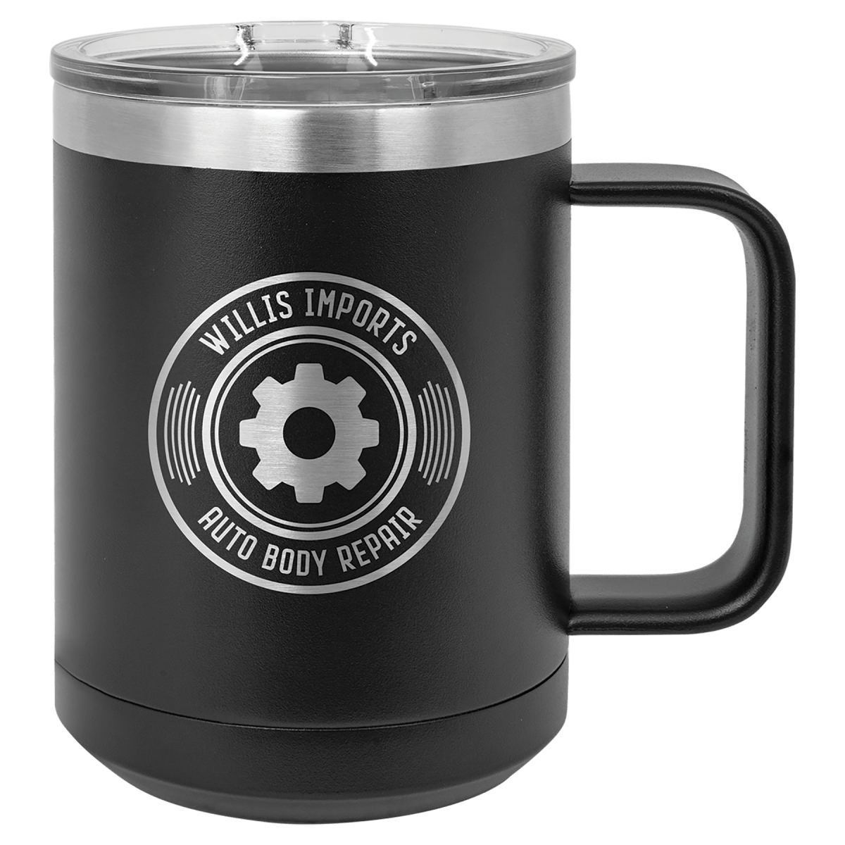 Personalized Custom Engraved 15 oz. Coffee Travel Mugs - PrintPony