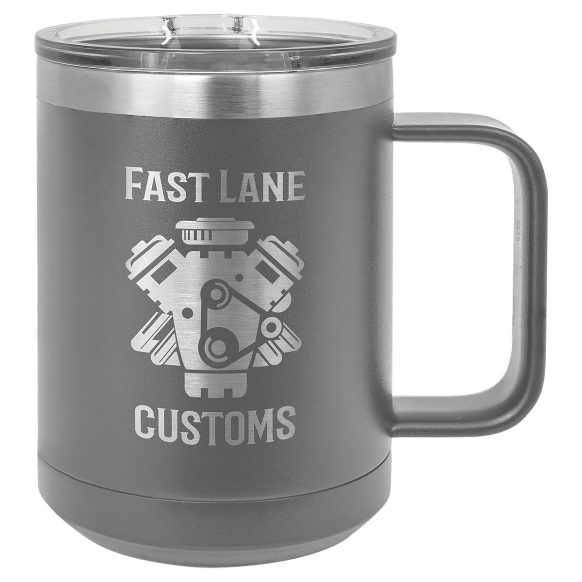 Personalized Custom Engraved 15 oz. Coffee Travel Mugs - PrintPony