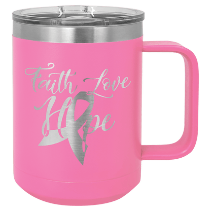 Personalized Custom Engraved 15 oz. Coffee Travel Mugs - PrintPony