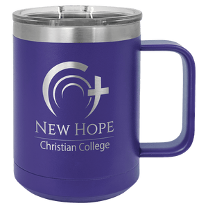 Personalized Custom Engraved 15 oz. Coffee Travel Mugs - Print Pony™